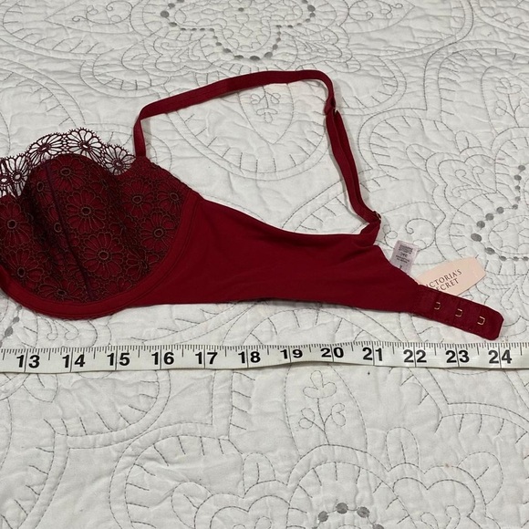VS Sexy Plunge Coverage Pushup Racerback Lace Bra - Picture 11 of 14